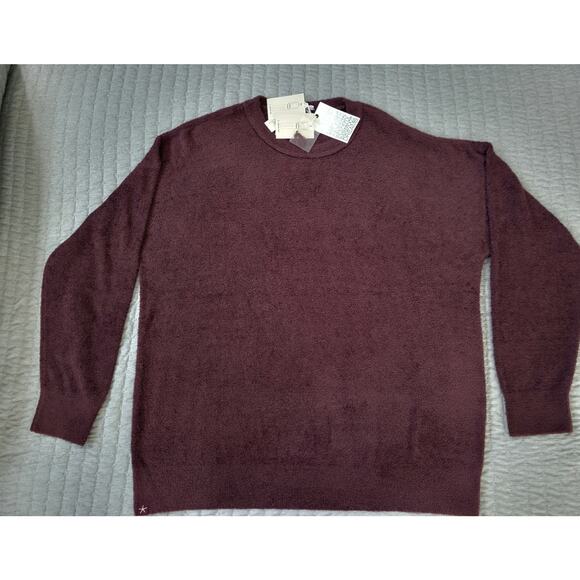 Barefoot Dreams Size Large Fig Wine Lite Pullover & Pant A656328 NWOT MSRP $225 - Picture 3 of 14